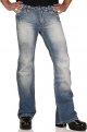 Men's Relaxed Vintage Bell Bottom Pants Stretch Comfort Flared Flares Retro Leg Disco Denim Jeans
