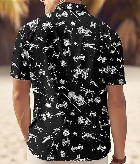 Men's Button Shirt, Summer TropicalHawaiian Shirt ,  Vacation Short Sleeve Casual Shirt Men