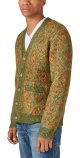 Men's Print Jacquard Cardigan